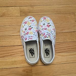 Floral Slip-on Vans